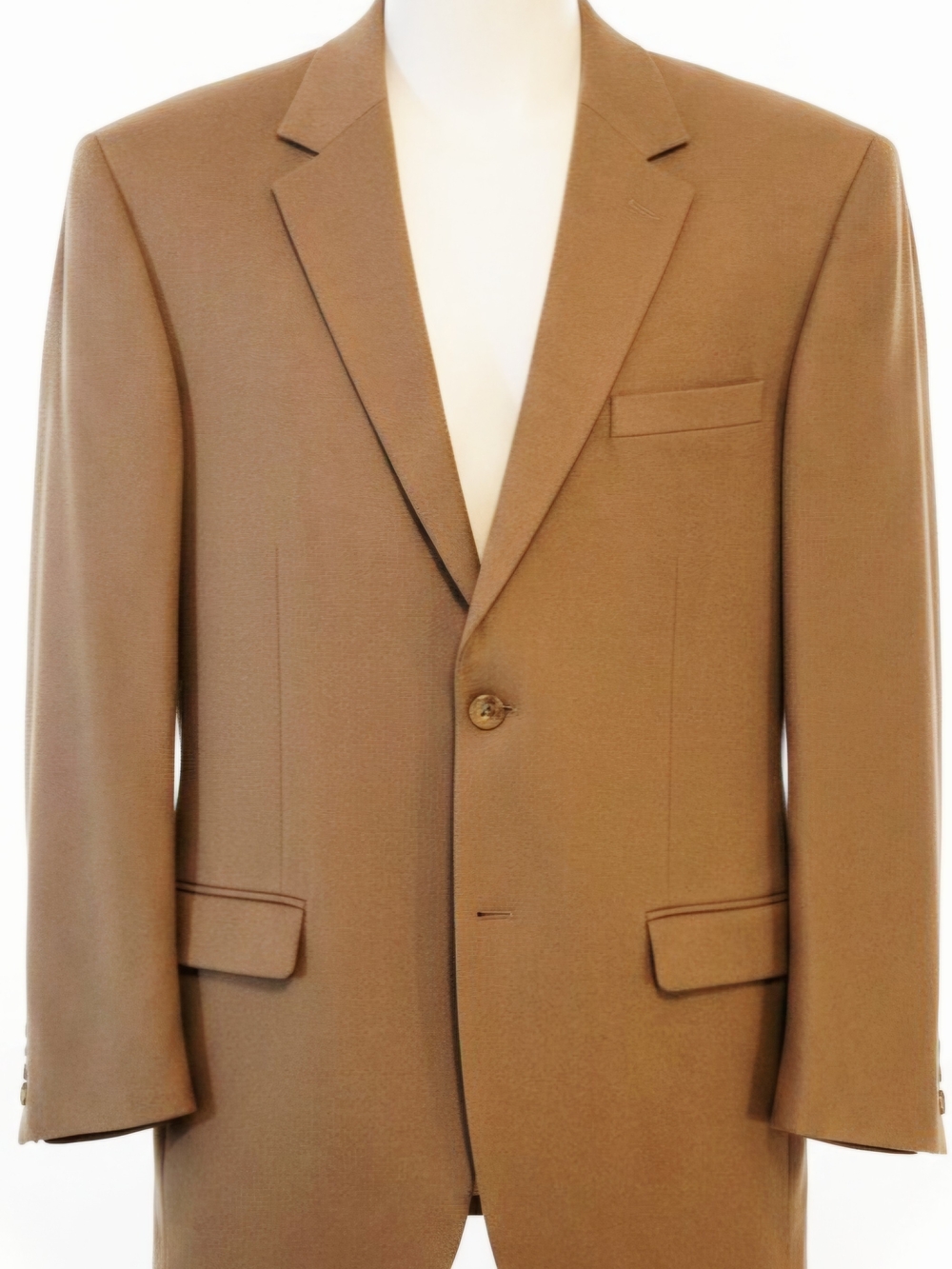Statements Grant Men’s Blazer 42L Camel Wool Silk Cashmere Sport Coat Luxury